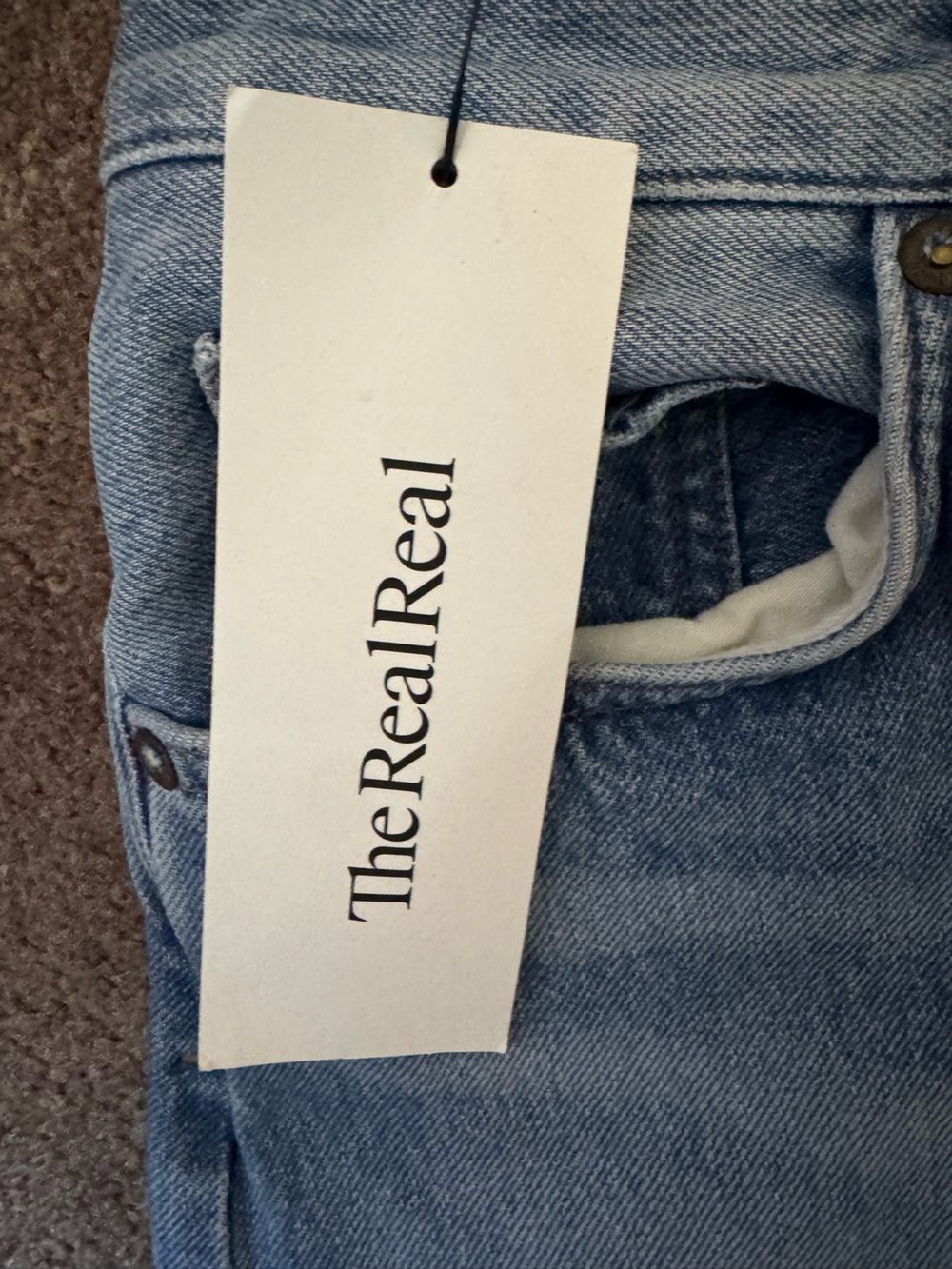 Agolde Remy High Rise Straight Jeans (Color Collision) - Picture 5 of 6